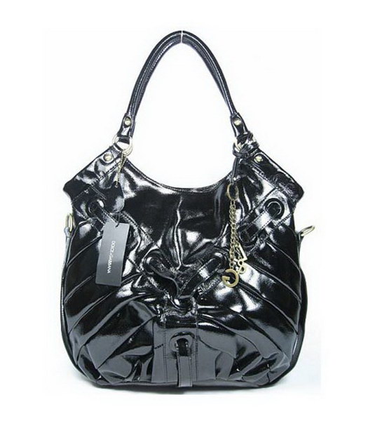 Dolce & Gabbana spalla Bag_Black pelle verniciata